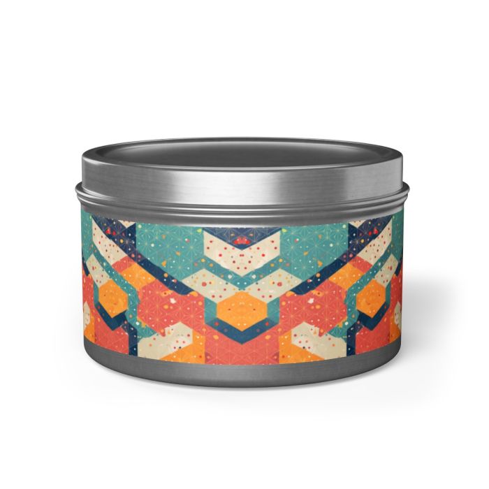 Tin Candles – Multicolor origami
