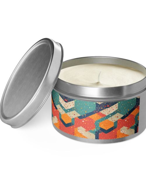 Tin Candles – Multicolor origami