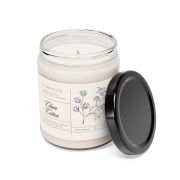 2. Glass jar scented soy candle - Clean cotton - open