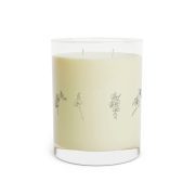 3. Full glass scented soy candle - Ocena mist - back