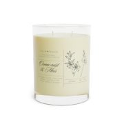 3. Full glass scented soy candle - Ocena mist - front