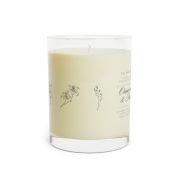 3. Full glass scented soy candle - Ocena mist - left