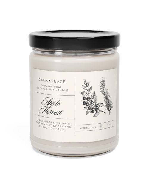 Glass jar candle – Apple Harvest