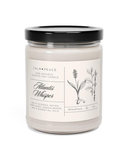 Glass jar candle – Atlantis Whisper