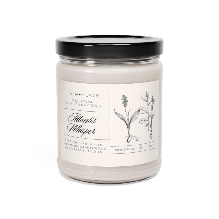 Glass jar candle – Atlantis Whisper