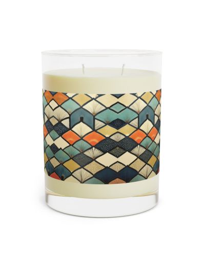 Full glass candle – Japanese fields