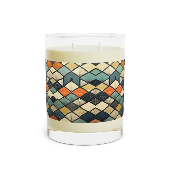 Full glass candle – Japanese fields