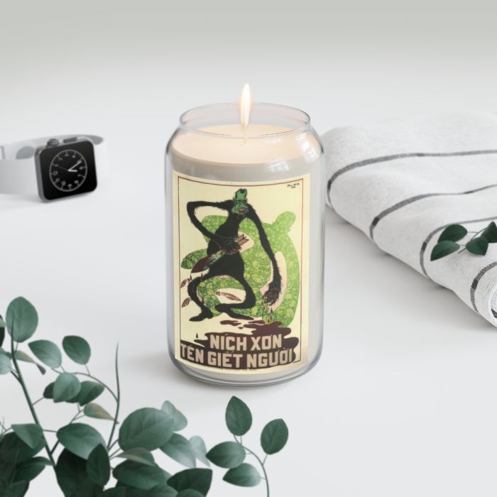 Vietnam Propaganda Poster candle – Nixon the Assassin