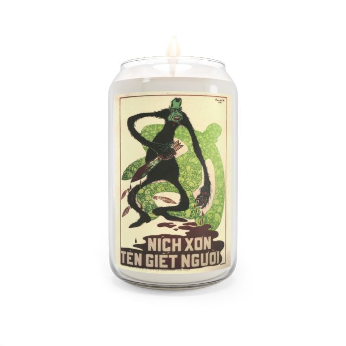 Vietnam Propaganda Poster candle – Nixon the Assassin