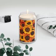 Can glass soy candle - Sunflowers