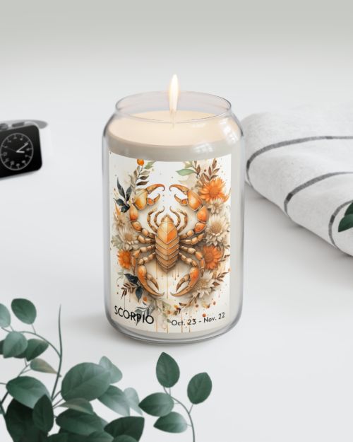 Can candle – Scorpio – October 23 to November 22