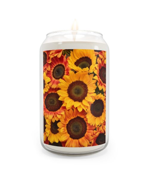 Can candle – Sunflowers