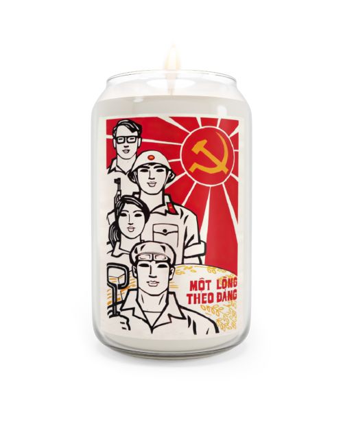 Vietnam Propaganda Poster candle – Willing To Be Loyal To The Communist Party