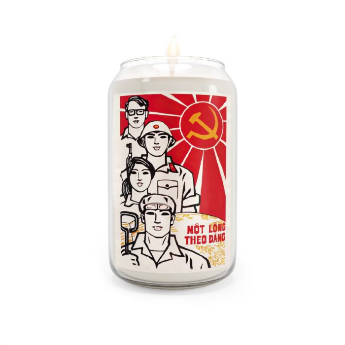 Vietnam Propaganda Poster candle – Willing To Be Loyal To The Communist Party