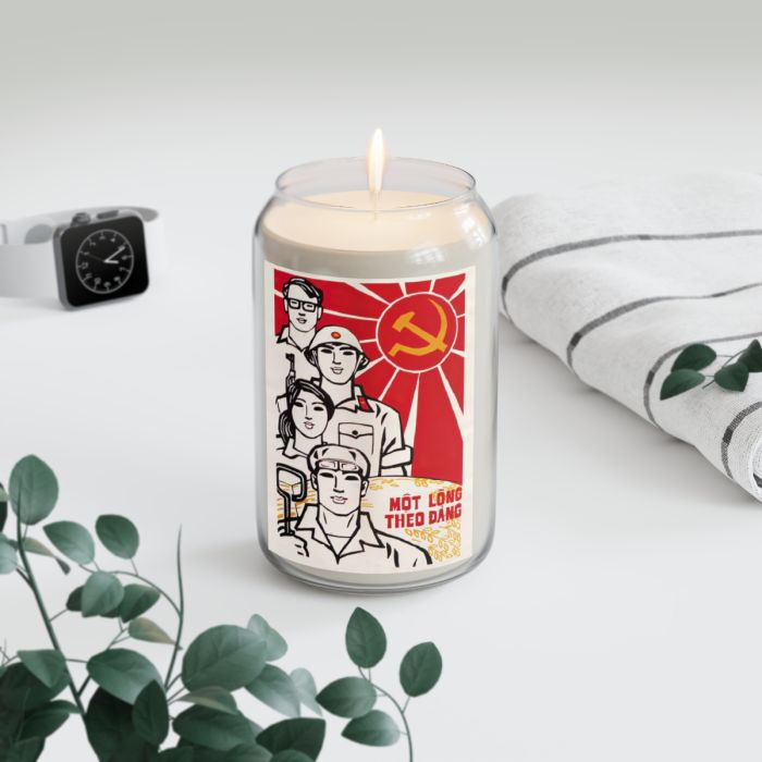 Vietnam Propaganda Poster candle – Willing To Be Loyal To The Communist Party