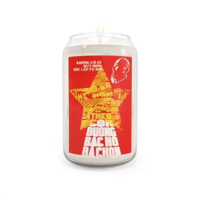 Vietnam Propaganda Poster candle – Nothing more precious than Independence and Freedom