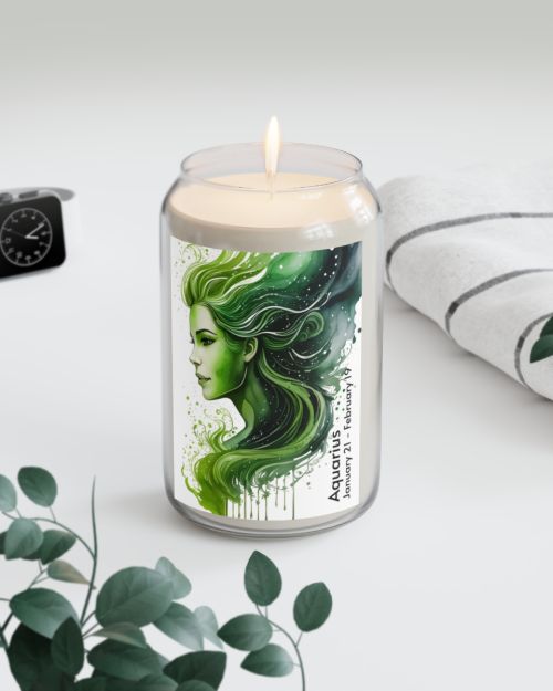Can candle – Aquarius – January 21 to February 19