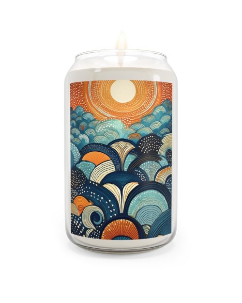 Can candle – Japanese waves