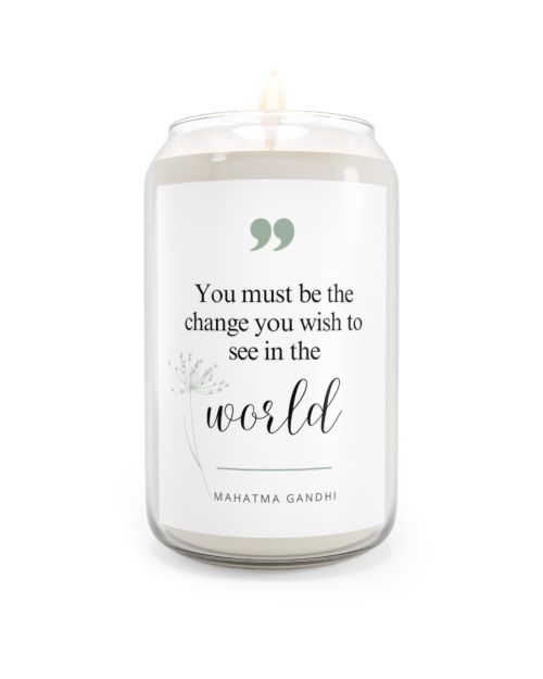 Can candle – Mahatma Gandhi