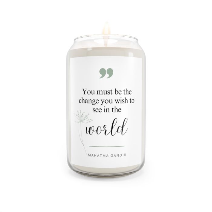 Can candle – Mahatma Gandhi