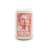 13.75 oz soy candle - Vietnam Propaganda Poster candle - Vietnam Has The Right To Enjoy Freedom - Front