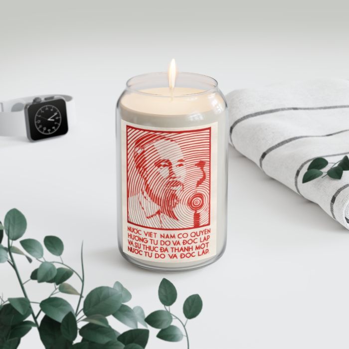Vietnam Propaganda Poster candle – Vietnam Has The Right To Enjoy Freedom