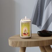 Vietnam Propaganda poster soy candle - The North and the South - table