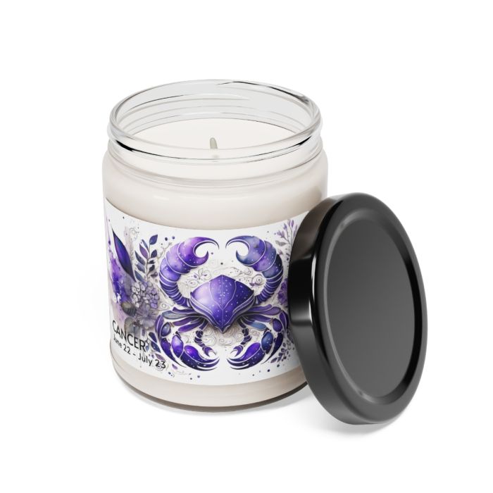 Glass jar candle – Cancer – June 22 to July 23