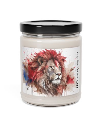 Glass jar candle – Leo – July 24 to August 23
