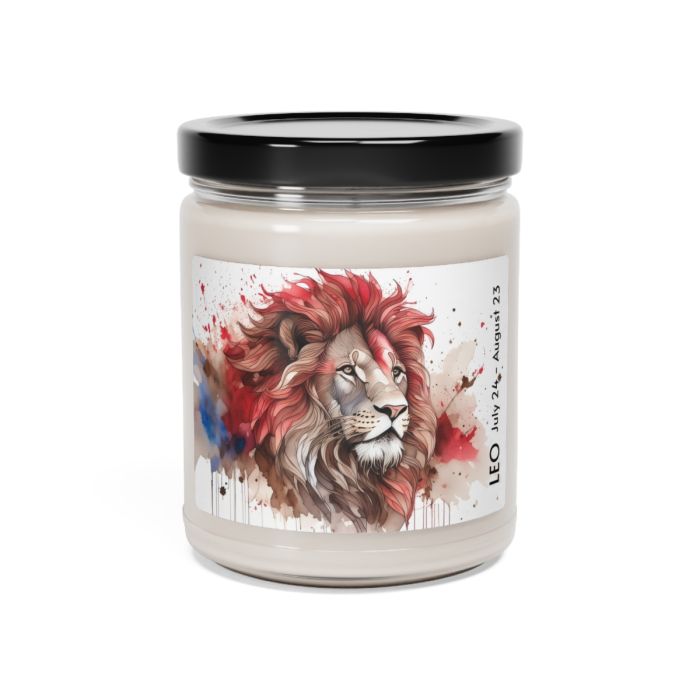 Glass jar candle – Leo – July 24 to August 23