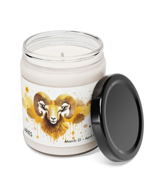 Glass jar candle – Aries – March 21 to April 19
