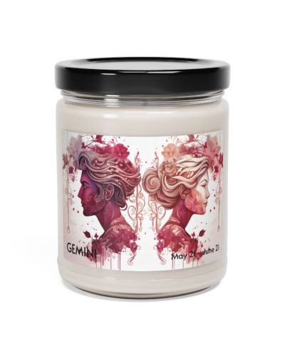 Glass jar candle – Gemini – May 21 to June 21