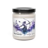 Zodiac sign glass jar soy candle - Sagitarius