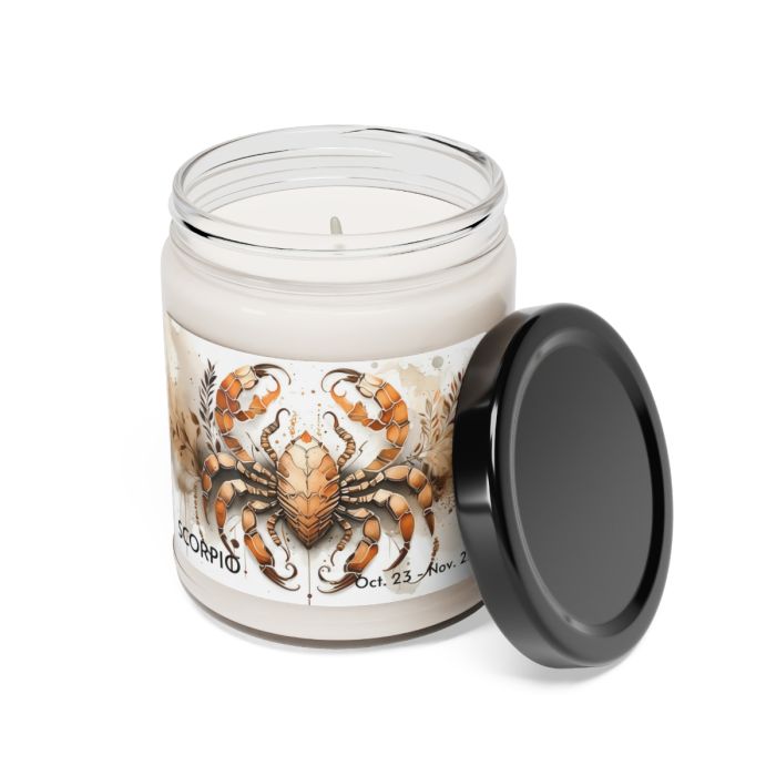 Glass jar candle – Scorpio – October 23 to November 22