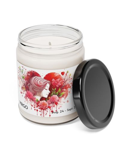 Glass jar candle – Virgo – August 24 to September 22