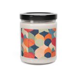 Glass jar soy scented candle - Multicolor fans