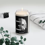 Can glass scented soy candle - Einstein - context
