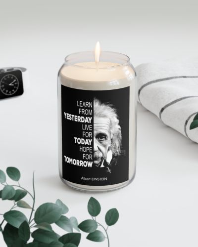 Can candle – Albert Einstein