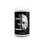 Can glass scented soy candle - Einstein - front
