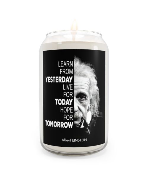 Can candle – Albert Einstein