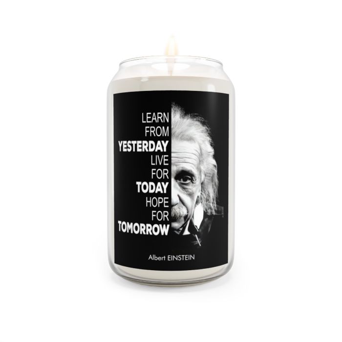 Can candle – Albert Einstein