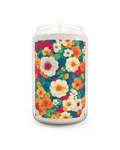 Can Scented Soy Candle – Garden Flowers