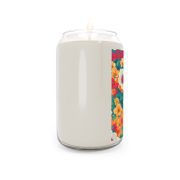 Can glass scented soy candle - Garden flowers - left