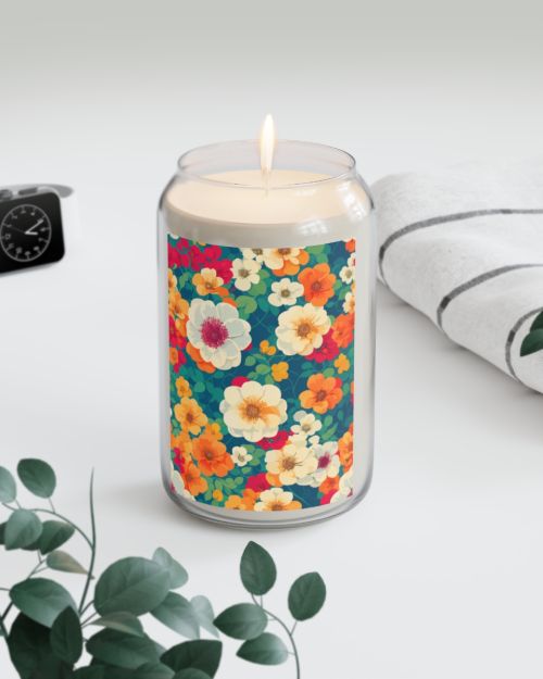 Can Scented Soy Candle – Garden Flowers