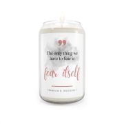 Can glass scented soy candle - Roosevelt - front