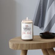 Can glass scented soy candle - Roosevelt - table