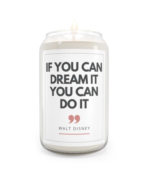Can candle – Walt Disney – You can do it