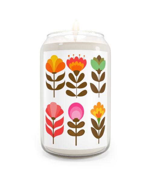 Can candle – Flowers from the 80’s