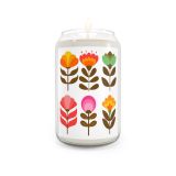 13.75 oz soy candle - Flowers from the 80s - front