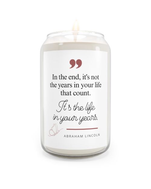 Can candle – Abraham Lincoln